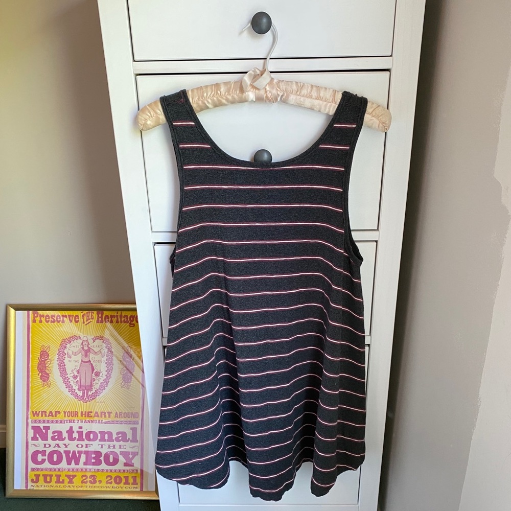 We The Free Striped Tank Tunic Swing Dress
